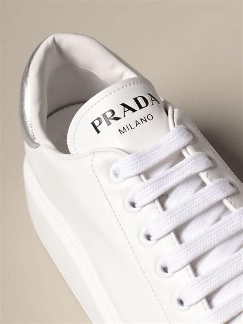 prada dames sneakers|prada leather sneakers women's.